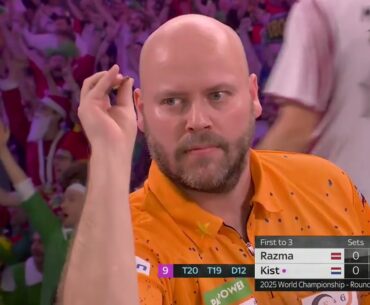 NINE-DARTER! CHRISTIAN KIST SENDS ALLY PALLY CRAZY! 2024/25 Paddy Power World Darts Championship