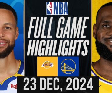 LAKERS vs WARRIORS FULL GAME HIGHLIGHTS | December 24, 2024 | NBA Full Game Highlights Today 2K25