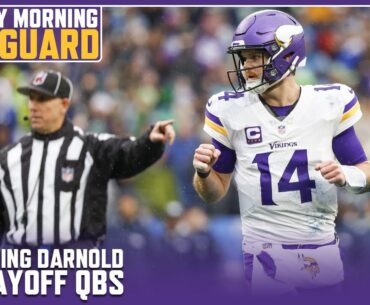 Jeremiah Sirles compares Sam Darnold to the other playoff quarterbacks