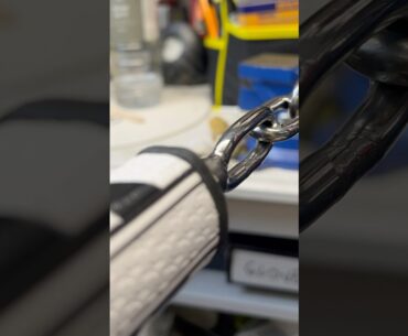 Re-gripping my Chain Link Putter Shaft #golf #golfputt #golfputting