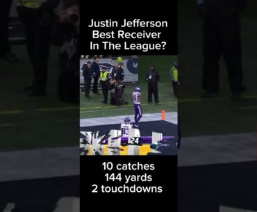 Justin Jefferson Best Receiver In The League? #justinjefferson #vikings #nfl #widereceivers