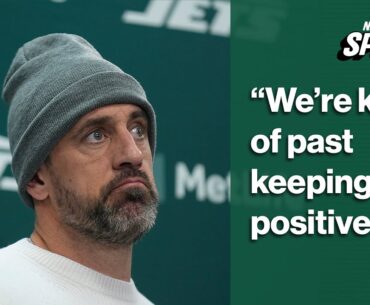 Aaron Rodgers is focused on finishing out a disappointing season like a professional