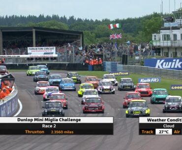 2024 Dunlop Mini Miglia Challenge   Thruxton Race 2