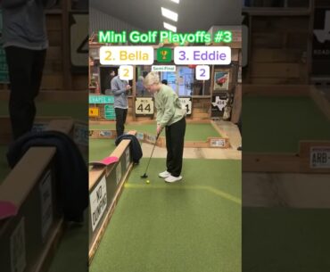 Hole 2, 2. Bella vs 3. Eddie | Semi-Final Match of Playoffs #3 #minigolf