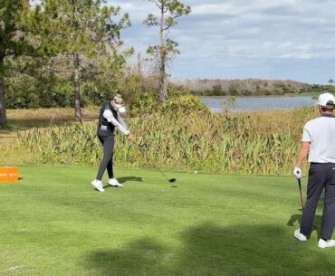 Nelly Korda Slow Motion Golf Swing