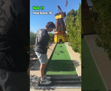 Setting A Mini Golf Course Record!! (Holes 7-12)