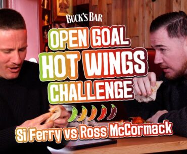 🔥🥵 SI FERRY vs ROSS McCORMACK | Buck's Bar Hot Wings Challenge!