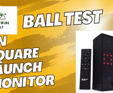 Testing different golf Balls on the Square Golf Launch Monitor