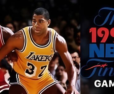 THE 1991 NBA CHAMPIONSHIP Showdown: Michael Jordan vs Magic Johnson!