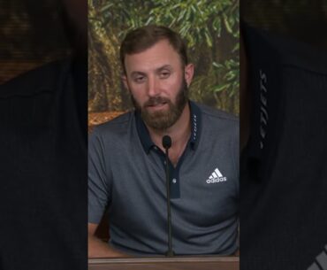 Dustin Johnson’s favorite thing about the Masters