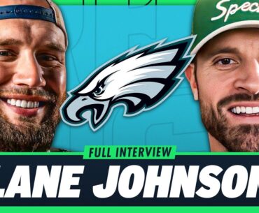 Lane Johnson on Saquon Barkley, The Eagles Offensive Line & Playing TJ Watt