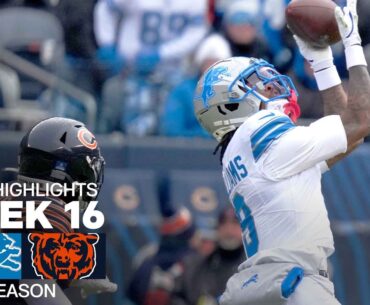 Detroit Lions vs. Chicago Bears Game Highlights | NFL 2024 Season Week 16