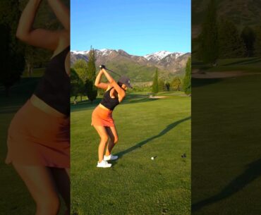 Mei Brennan #golfer #golf #golfswing #shorts