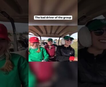 The bad driver of the group #golf #golfgirl #ladygolfers