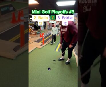 Hole 7, 2. Bella vs 3. Eddie | Semi-Final Match of Playoffs #3 #minigolf