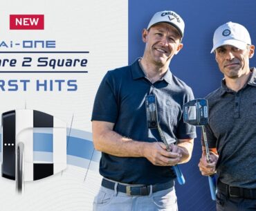 Danny Maude and Johnny Wunder try the NEW Odyssey Square 2 Square Putters for the First Time