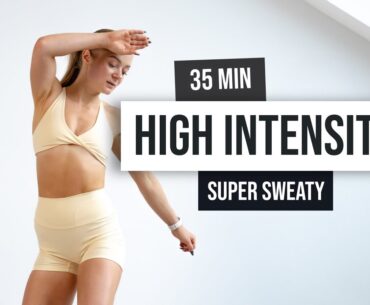 35 MIN CALORIE KILLER HIIT Workout - No Equipment Home Workout