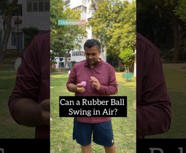 Rubber ball swing #cricketfan #cricketer #cricketshorts #cricketlovers #cricket #cricketnews #tips
