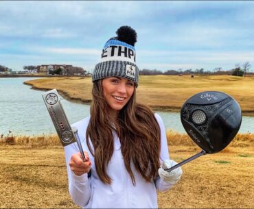 Kelsey Goes For Her Record (3 holes) | Old American Golf Course