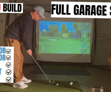 The Best Garage Golf Simulator for $1200 Easy DIY Build