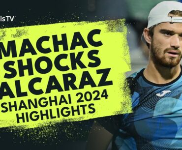 Tomas Machac Ends Carlos Alcaraz's 12 Match Unbeaten Run 🤯 | Shanghai 2024 Highlights