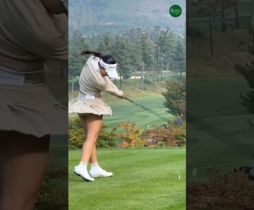 프로입문전 마지막대회 아마추어 드라이버스윙 🔥 | KLPGA 정지효(Jihyo Jung) BMW Ladies Championship
