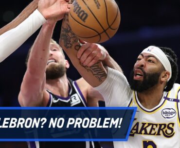 NBA Highlights: Anthony Davis krönt sich ohne LeBron zum König | Kings vs. Lakers