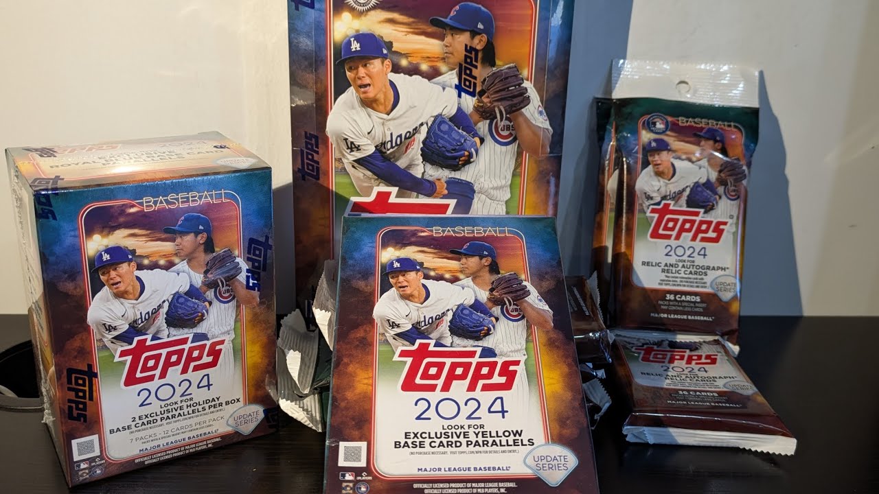 2024 Topps Update Hobby vs Retail!! | Hobby Box vs Blaster, Hanger, and (6) Fat Packs 2024 Topps Update Hobby vs Retail!! | Hobby Box vs Blaster, Hanger, and (6) Fat Packs