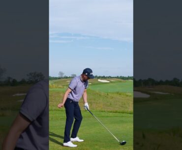 Justin Thomas shows us how he hits a sweeping draw