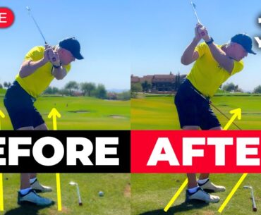 Golf Lesson: Senior Golfer Gets MORE DISTANCE With Closed Stance