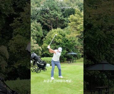 Junseok LEE(AUS)(이준석프로) 체중 이동으로 정확한 아이언 티샷 #golf #kpga #klpga #골프스윙