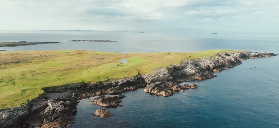 The rugged scenery at the golf course is something to behold