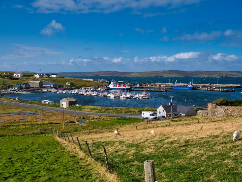 This island in the Shetland Islands is home to the most northerly UK golf course