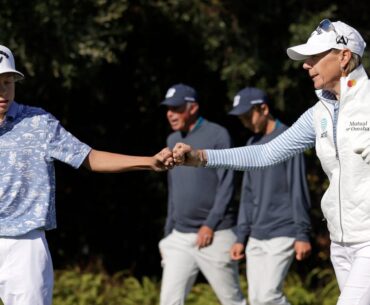 Annika Sorenstam's son Will McGee really loves it