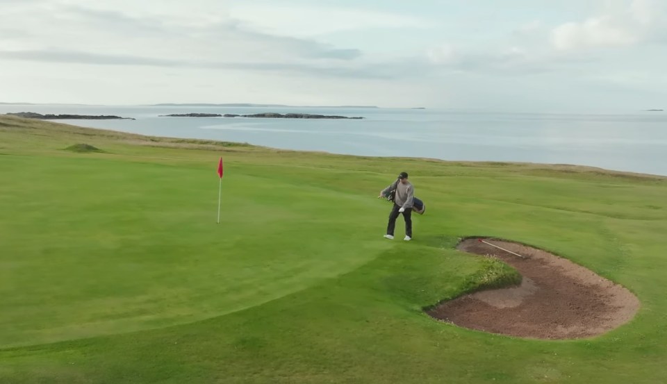 And it's golf course has been described as 'the loneliest in the world'