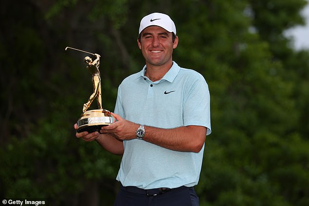 The American also became the first golfer to retain the Players Championship in March