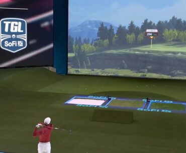 Tiger Woods teased golf fans with a behind-the-scenes glimpse at the TGL arena