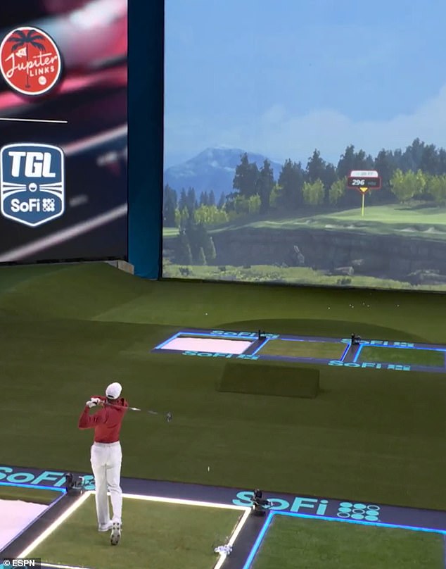 Tiger Woods teased golf fans with a behind-the-scenes glimpse at the TGL arena