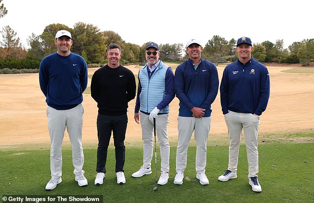 McIlroy and Scottie Scheffler will go head-to-head with DeChambeau and Brooks Koepka