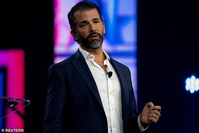 Trump announced her nomination hours after DailyMail.com reported that her planned engagement to his son Don Jr . was off
