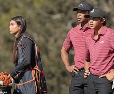 Tiger Woods finished second at the PNC Championship on Sunday with his son Charlie