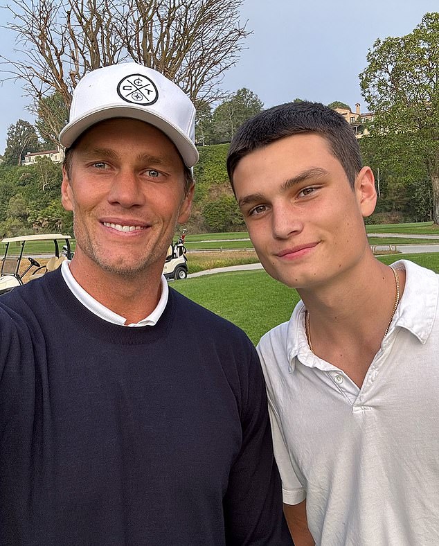 The father-son duo have frequently spent time bonding over a few holes of golf