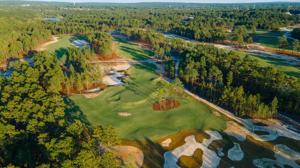 Hole No. 1 on Pinehurst No. 10, the new and 10th course at Pinehurst Resort in North Carolina(Courtesy of Pinehurst Resort)