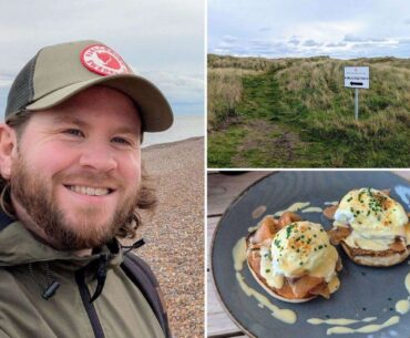 The bracing Kent winter walk from Sandwich railway station and across world-famous Royal St George's golf course to Deal Pier Kitchen