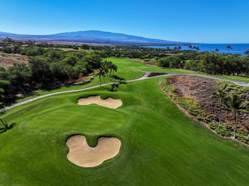 Mauna Kea Golf Course originally was built in 1964, and this year was renovated. This is hole No. 7. (Photo Courtesy: Mauna Kea Golf Course)