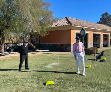 Butch Harmon holds his final golf school in the most perfect way