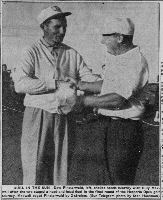 Billy Maxwell won the 1957 inaugural Hesperia Invitational Open Tournament. (Photo from The Sun archive)