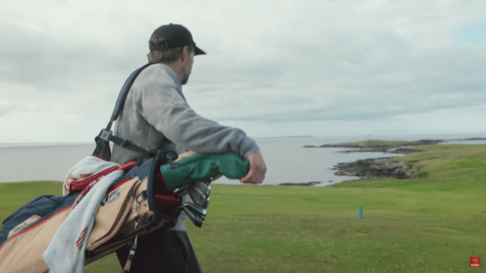 Erik Anders Lang made it his life's mission to play a round at Whalsay