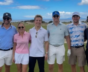 Liam Lawson takes to Te Arai Links golf course with girlfriend, billionaire Nick Mowbray
