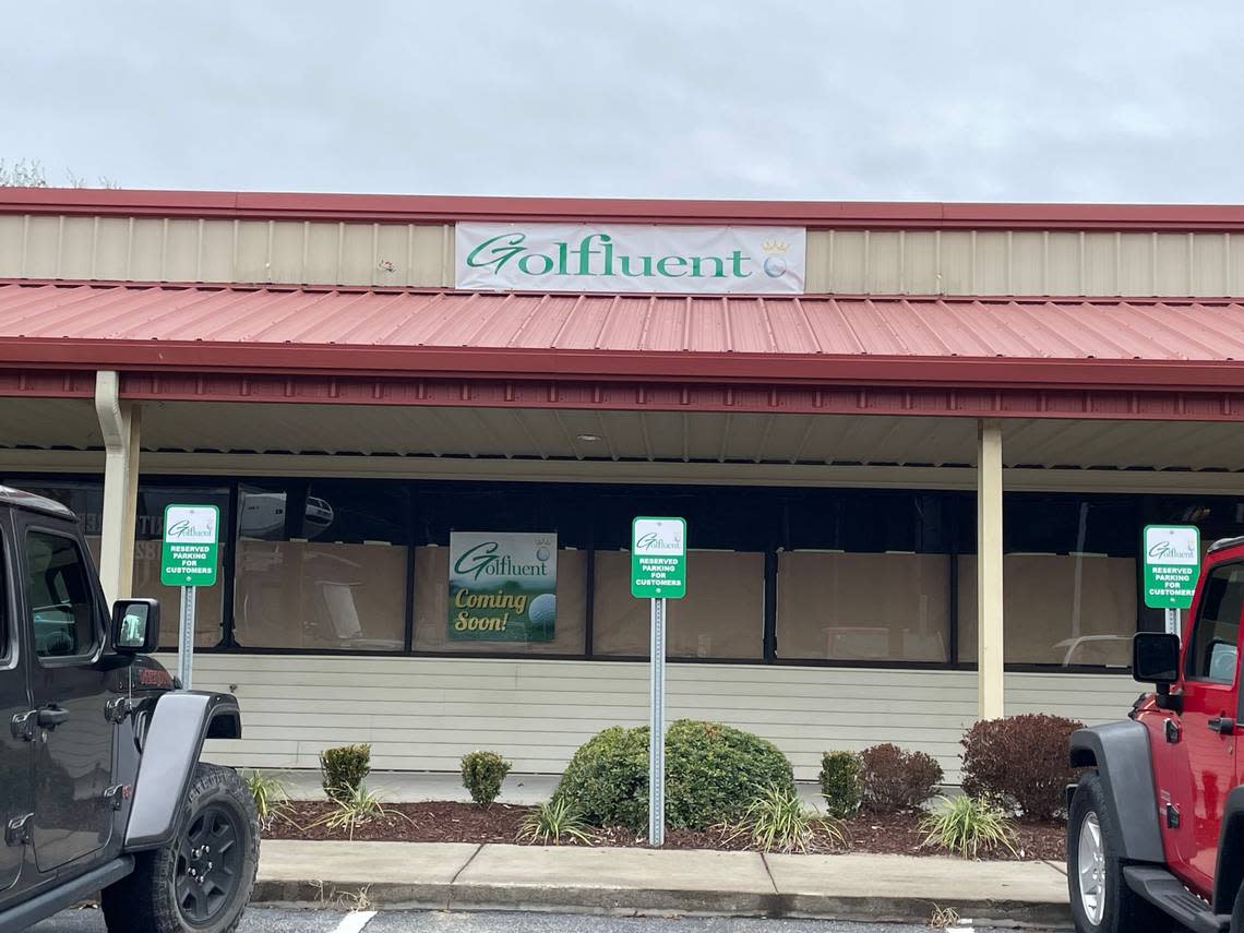 Golfluent, an indoor golf training facility that features five state-of-the-art golf simulators for golfers of all levels, is set to open in Little River in January 2025.